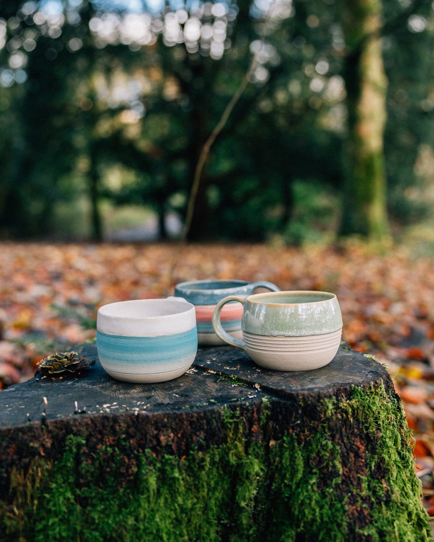 Handmade Curved Mug Inspired by the Isle of Harris