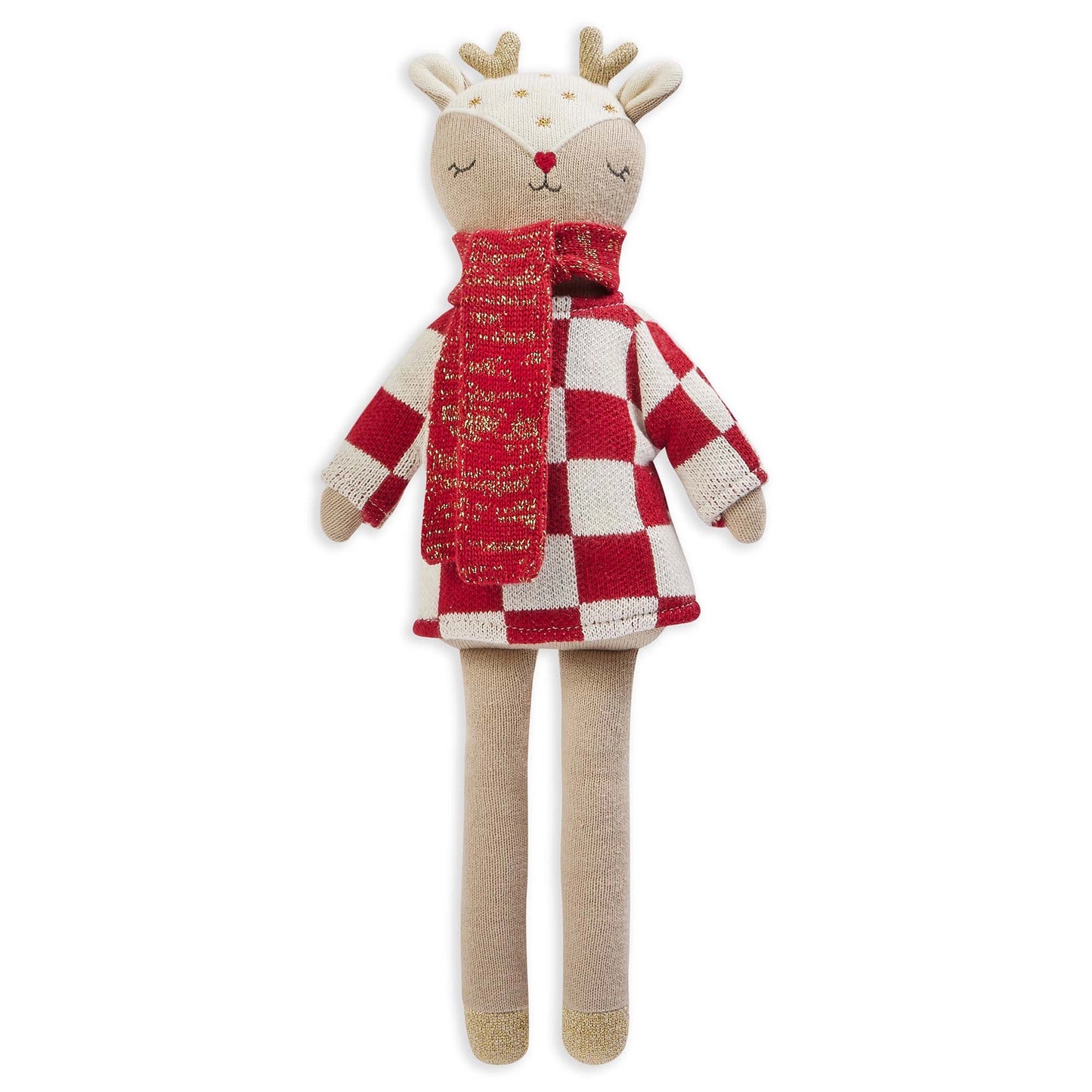 Reindeer Knitted Toddler Toy